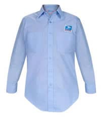 <br>(Men's USPS Letter Carrier Long Sleeve Shirt