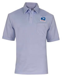 <br>(Men's USPS Letter Carrier Polo Knit Shirt