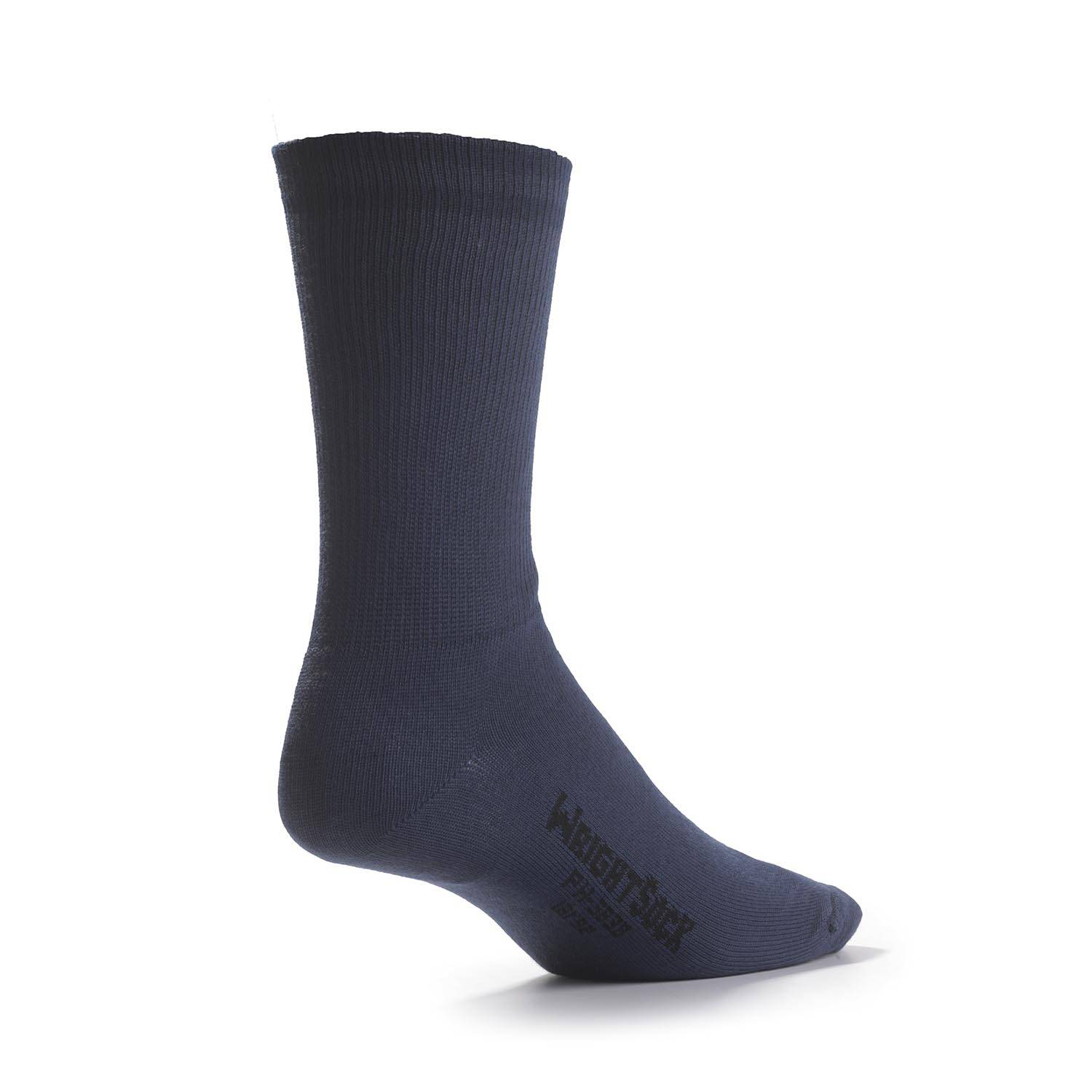 Wrightsock Midweight Blue Crew - Medium