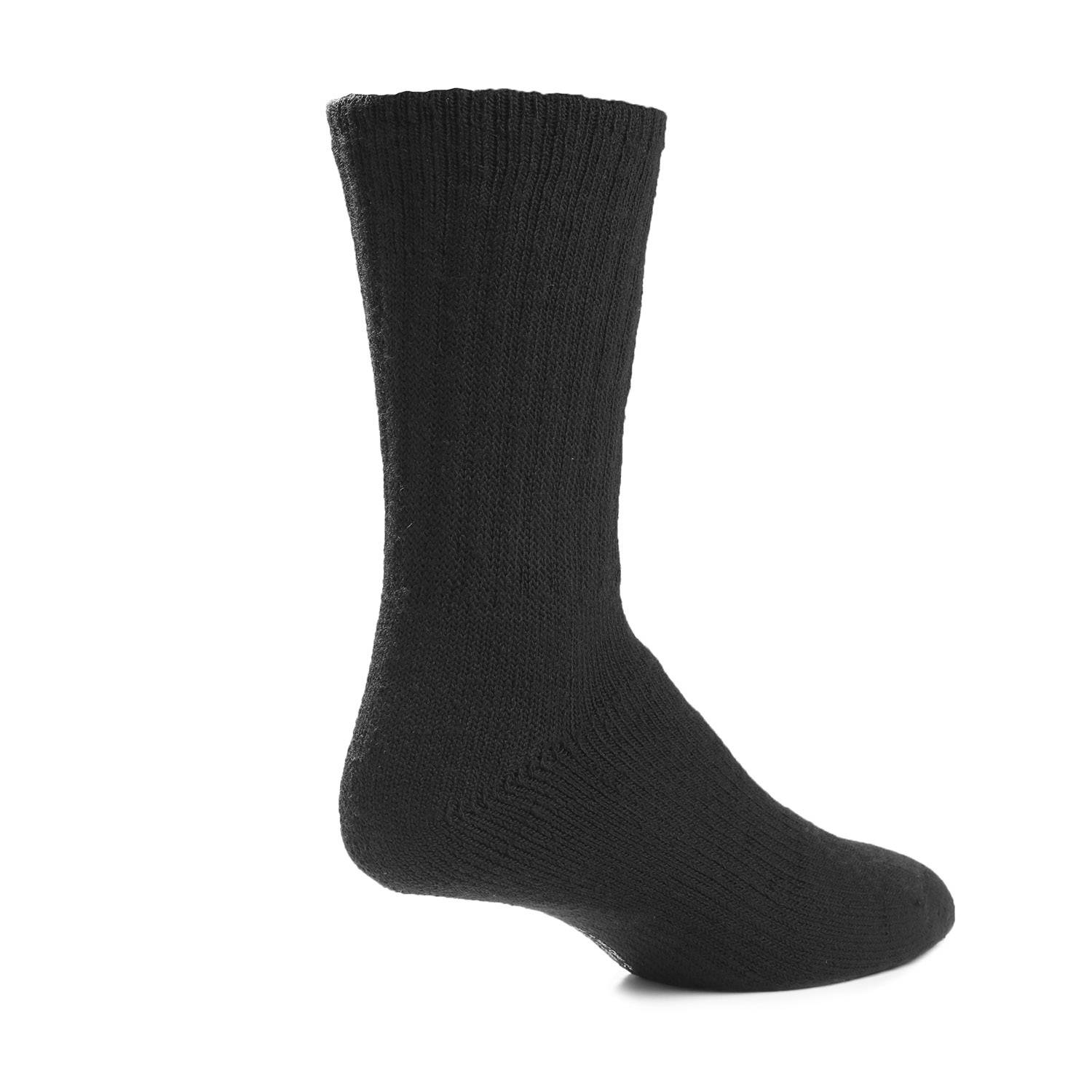 Pro Feet Merino Wool Black Crew