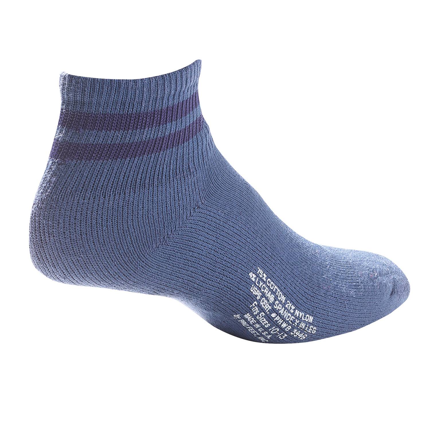 Pro Feet Cushioned Sole Blue Ankle - Medium